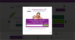 Desktop Screenshot of mybetterskincare.com